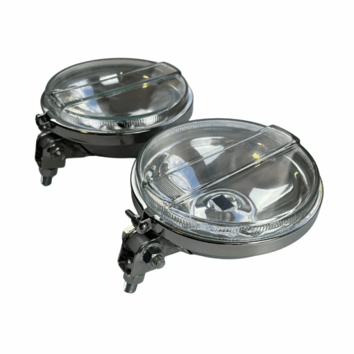 FAROL DE MILHA 661 CROMADO LENTE CRISTAL LISA (3)