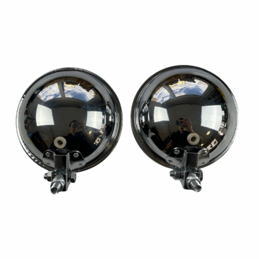 FAROL DE MILHA 661 CROMADO LENTE CRISTAL LISA (5)