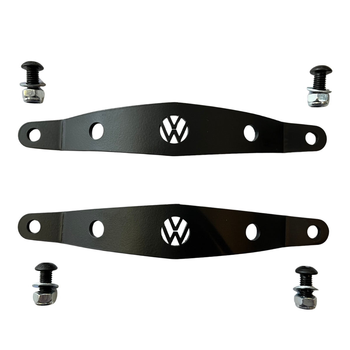 PUXADOR PORTA METAL PRETO COM LOGO