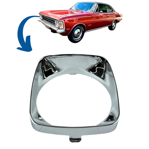 ARO DE FAROL OPALA 71A74 ALUMINIO CROMADO (4)