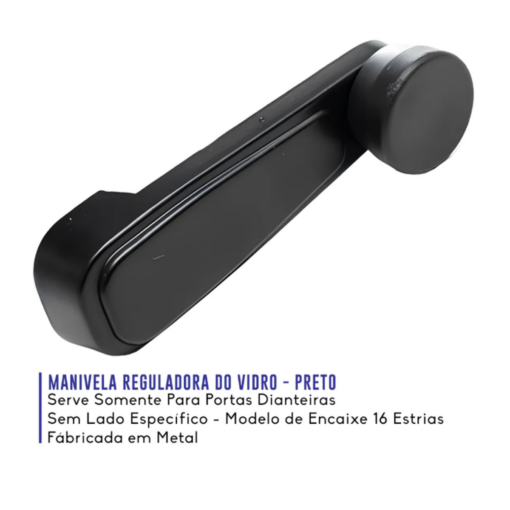 MANIVELA LINHA GM MONZA OPALA CHEVETTE METAL PRETA (9)