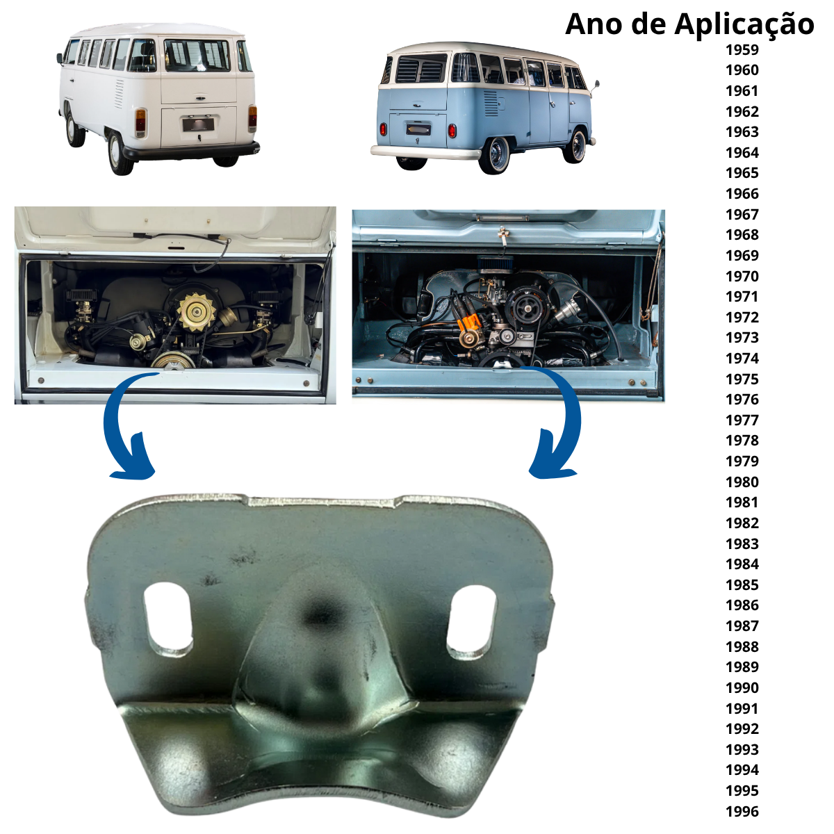BATENTE TAMPA MOTOR KOMBI ATÉ 1996 (12)