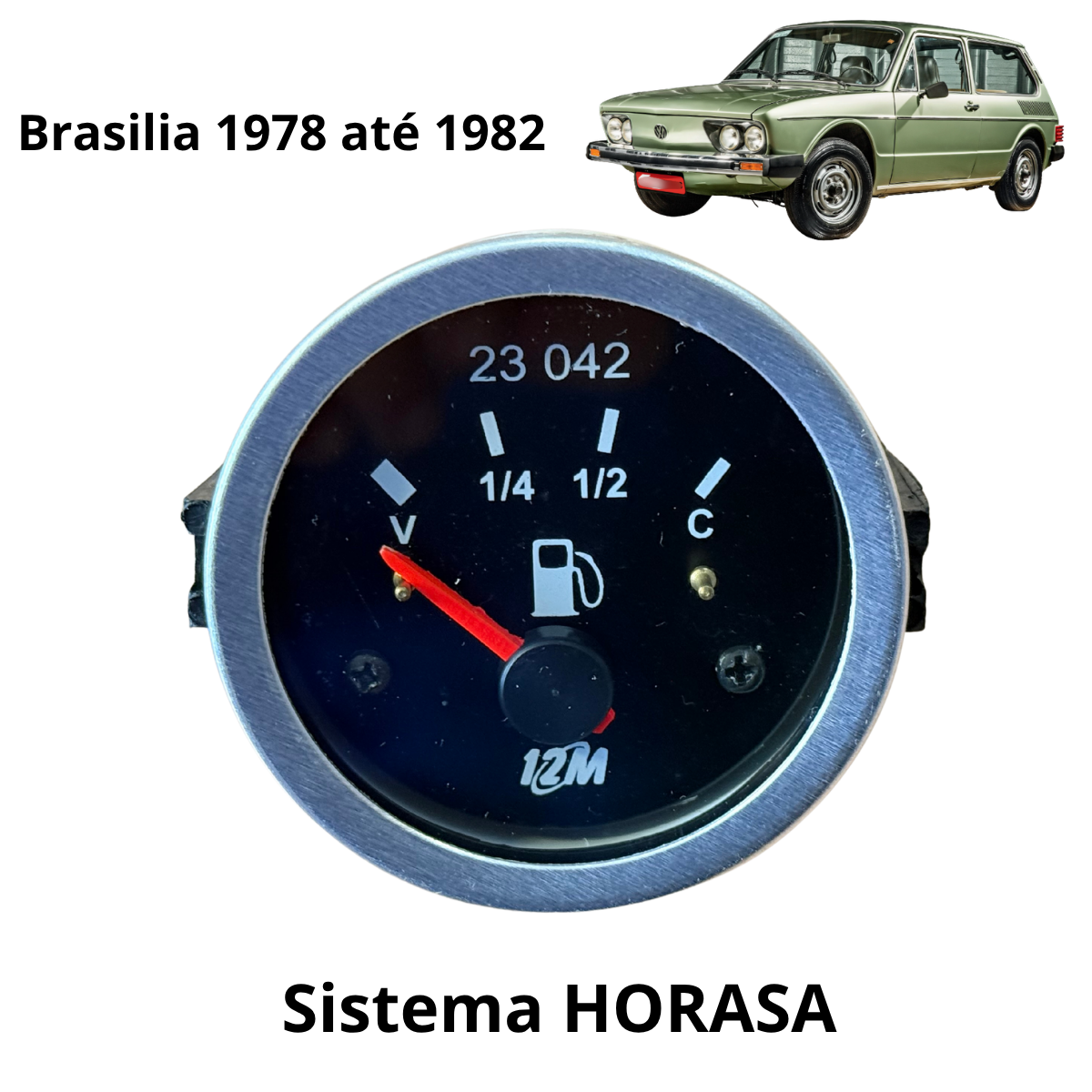 Marcador Indicador de Combustível Brasilia Para Bóia HORASA