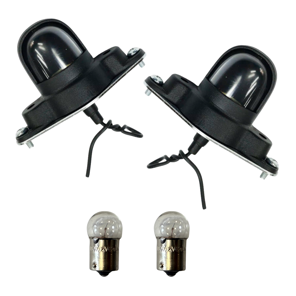 Lanterna de Placa Veraneio / C10 / A10 / D10 – PRETO KIT COM LAMPADA